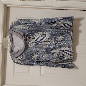 Exclusive  multi  color long  sleeve   blouse